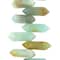 Blue & Green Amazonite Spike Beads by Bead Landing™